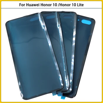10Pcs Nové Honor10 Zadné Bývanie Prípade Huawei Honor 10 / Česť 10 Lite Kryt Batérie Dvere, Zadný Kryt Stick Lepidlo Replac