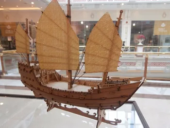 Drevo lode model Súprav Drevených čína plachetnicu Fujian Drevený model auta doprava Zadarmo