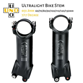 UNO Ultralight Bike MTB Stonky 7/17 V Stupňoch Cestných Bicyklov Kmeňových 31.8 mm 60/70/80/90/100/110/120/130 mm Horský Bicykel Power Časti