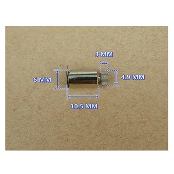 50pcs 6*10 mm DC3V-3,7 V NdFeB Silné Magnetické 610 Coreless Micro DC Vibrácie Motora
