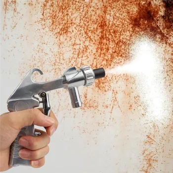 Najnovšie Ziskové Sandblaster Krmivo Výbuch Striekacia Pištoľ Sandblasting Zbraň Brúsny Nástroj Keramické Dýzy Tipy Auta Pneumatické Nástroje