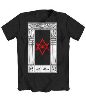 Portál Thelema Symbol Tričko - Aleister Crowley Ordo Sveta Orientis Magick Tee Voľné Veľkosť Tee Tričko
