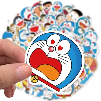 50 ks Japonské Anime Nálepky Doraemon Nobita Nobi Shizuka Cartoon Nálepky Zápisník Plánovač Notebook Batožiny Telefón, Auto Nálepky