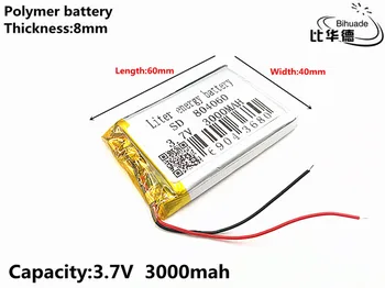 Najlepšie batérie značky 3,7 V polymer lithium batéria 804060 GPS MP5 3000MAH mobilné energetické zariadenia
