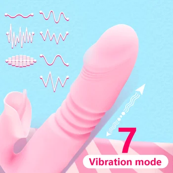 Lízanie Stimulácia Klitorisu, Vibrátor pre Ženy, Kúrenie, Sexuálne Hračky, Teleskopická Dildo Jazyka G Mieste Pošvy Vibrátor Dospelých Sex Shop