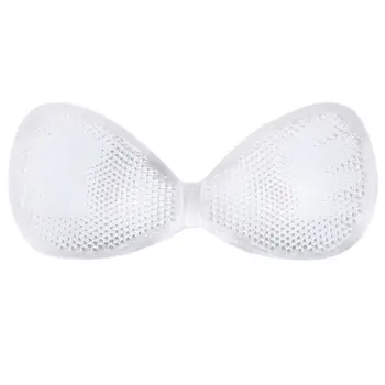 Honeycomb Silikónové Bikini Podprsenka Vložky Perforované Push-Up Prsia Enhancer Podložky XX9D