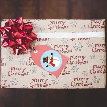 500pcs Veselé Vianočný Stromček Elk Candy Bag Tesnenie Nálepky Vianočný Večierok Darčeky Box Štítky Dekorácie-Nálepky
