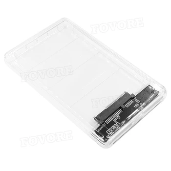 HDD Prípade USB 3.0 Pre Externé SSD Pevný Disk HDD Box Krytu Vrecku 2.5 HD Optibay SATA na USB