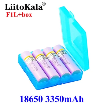 LiitoKala F1L Pôvodné 3.6 V 18650 INR18650 F1L 3350mAh 3400mah 4.2 V odrezať Nabíjateľná Batéria Pre Baterku batériami, box
