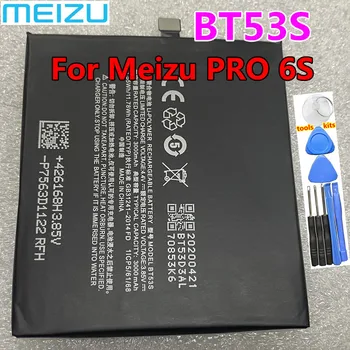 Meizu Vysokej Kvality Originálne Batérie BT53 BT53S Pre Meizu Pro 6 M570M M570Q M570H / Pro 6S Pro6S M570Q-S Mobilného Telefónu, Batérie