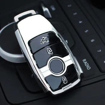 TPU ABS Kľúča Vozidla Prípade na Mercedes Benz 2017 Nová Trieda E E200 E300 W213 auto styling Kľúča Držiteľa Keychain Diaľkové Fob Chrániť Kryt