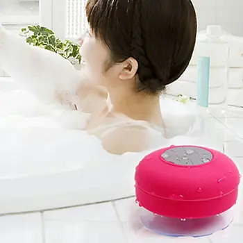 Prenosné Bezdrôtové IPX4 Nepremokavé Sprcha Reproduktor Handsfree Sucting Mic Auto Kúpeľňa Bezdrôtový Prenos Audio