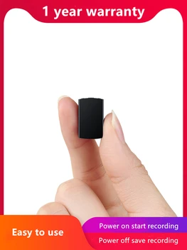 Yescool 32GB digitálny hlasový záznamník mini Profesionálny Diktafón ultra tenké HD dlhé vzdialenosti MP3 audio prehrávač záznamové zariadenie