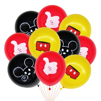 12 palcový New Mickey Mouse Latexové Balóny Dospelých Dieťa Narodeninovej Párty Dekorácie Chanuka Vianočné Dodávky Domov Ballon Dievča, Darček