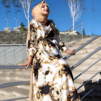 Ramadánu Abaya Dubaj Turecko Moslimskou Hidžáb Oblečenie Abayas pre Ženy, turecké Šaty Kimono Femme Islam Oblečenie Kaftane Kaftan Župan