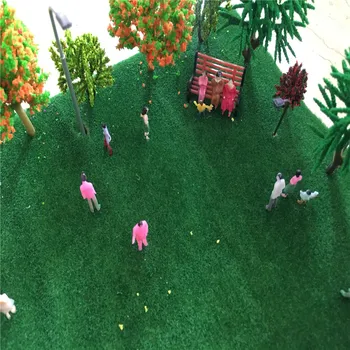 50 Sedadlá, Stojí Ho Meradle Pomer 1:87 Miniatúrne Bábika Model Sochy Krajina Môže Zbierať Hračky pre Deti