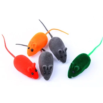 Nové Hrnú Myši Vtipné Mačku Zvukové Hračky Plyšové Gumy Vinyl Myši Pet Realistické Zvukové Hračky Mačka Príslušenstvo Dodávky Náhodné Farby