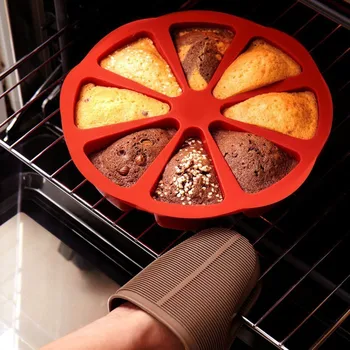 8 Bodov Scone Tortu Formy Silikónové Formy Na Pečenie Koláčov Brownie Mousse, Aby Dezert Pan Čokoláda Nástroje Domov Používané V Mikrovlnnej Rúre