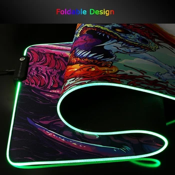 RGB MSI Podložka pod Myš s LED Svetlo Počítačové Herné Príslušenstvo Mousepad XL Hráč Stôl Mat Non-slip Na PC Klávesnici Notebooku CS GO Koberec