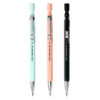 1 ks Mechanické Ceruzky, 2.0 mm Viesť Náplň, Black/Blue/Pink Barel Automatická Ceruzka na Skúšky Kreslenie