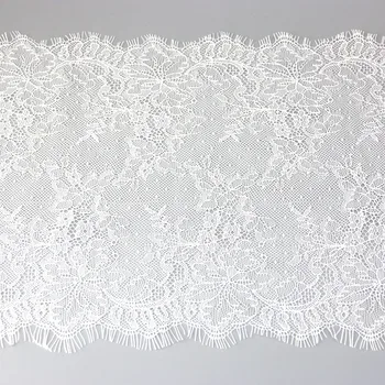 (3 m/lot) 26 cm Biela rias čipky textílie Dekorácie Lásky, Svadobné šaty, doplnky