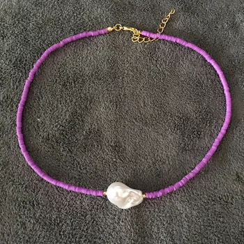 2020 skvelého českého nepravidelný Akryl perlový náhrdelník viacerých farebných možností najlepší darček pre priateľov dievčatá nastaviteľné choker