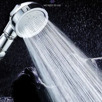 360 Stupňov Otáčanie Sprcha Hlavy Nastaviteľné Úsporu Vody, Sprcha Hlavy 3 Režim Sprcha Tlak Vody, Sprcha Hlavu Stop Tlačidlo