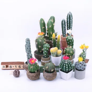 Umelé Zelené Rastliny, Šťavnaté Kaktus Bonsai, Vnútorný a Vonkajší Priestor Záhrady, Nákupné Centrá,Kancelárie Ploche Displeja Kvety