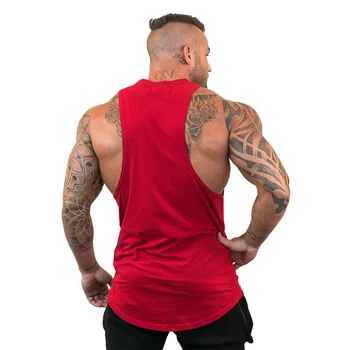 Nové Módne Letné Fitness mens tank top kulturistike stringer homme telocvične tielko pevné tričko bez rukávov cvičenie svalov vesta