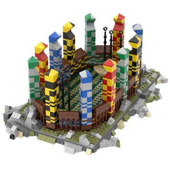 1542 KS MOC Hračky Magic budovy Film Ulice Mesta Scény Architektúra Stavebné Bloky Modulárna Konštrukcia Blok Modelu