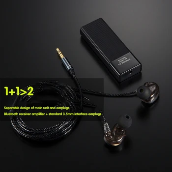 R12 Slúchadlový Zosilňovač Bluetooth 5.0 CSR DAC Amp USB Zvuková Karta High Power pre Telefóny MP4 Počítače, Herné Konzoly, Audio