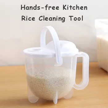 1 ks Vhodné Kuchyni Plastové Čistenie Rýchle Umyť Ryže Zariadenie na Umývanie Ryže Multifunkčnú Podložku Ryža Umývanie