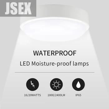 15W 20W Moderné LED Nástenné Svietidlá Moistureproof predné Verandu Stropné svietidlo Povrchovú montáž Oválne pre Vonkajšie Záhradné osvetlenie Kúpeľne