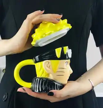 Japonské Anime 3D Avatar Hrnček Pohár Vody Pohár Tvorivé Cartoon Mlieko Šálku Kávy Pre Domáce Kancelárie Chlapci Darček