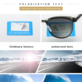 MSETOUTM 2020 Polarizované slnečné Okuliare UV400 Mužov Kovové Klasické Retro Móda Retro slnečné Okuliare Značky Dizajnér 0911