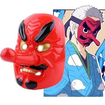 Démon Vrah Urokodaki Sakonji Anime Cosplay Kostým, Maska Pre Dospelých Červená Tengu Masky Prop Halloween