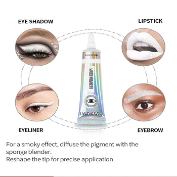 12 Farba Matný Kvapaliny Eyeshadow Krém Multifunkčné Vodeodolný Očný Tieň, Očné Linky, Rúž, Obočie Pigmentované Očný Make-Up