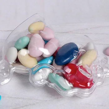 12 ks Candy Boxov Priehľadná Plastová Jednorožec Tvar Cukru Kontajnerov Strana navrhne Candy Držiak na Narodeniny Dieťa Sprcha