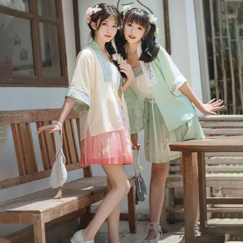 Nový Moderný Hanfu Ženy Víla Oblečenie Cosplay Kostým Tradičné Čínske Oblečenie Fáze Kostým Čínskej Ľudovej Dancewear DL7538