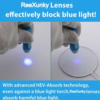 ReeXunky TR90 Modré Svetlo Blokuje Počítač Okuliare Ženy 2021 Módne Okrúhle Okuliare Rám Anti Eyestrain Hry Ochrana pred UV žiarením