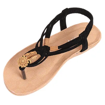 Letné Módne Sandále Žena Platformu Mäkké Kožené Veľkosť Flip Flops Sandále Pohodlné Topánky, 3 Farby K Dispozícii