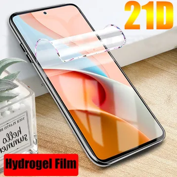 21D Plný Hydrogel Film Pre Xiao Mi Poco X3 Poznámka 10 Lite 10 Pro Soft TPU Screen Protector Redmi Poznámka 9S 8 9 Pro 5G(Nie Sklo)