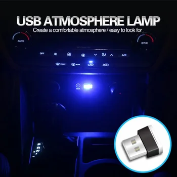 2021 Auto, LED Svetlo, USB Atmosféru Svetlo na Kia Sportage Sorento Sedona Pokračovať Optima K900 Duše Forte5