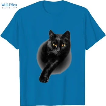 Unisex Mačky Grafické T-Shirt Bavlna Zvierat T Shirt Lete Tlač Topy Mačka Vzor Tees 2021 Nové Muži/Ženy Čaj