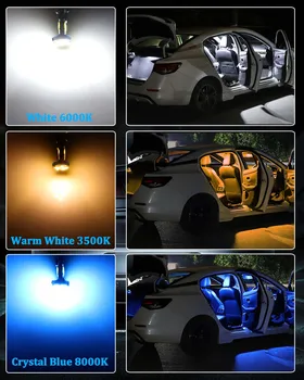 Seker Canbus Auto Interiérové LED Svetlá Pre Honda Civic EG EK 3D 4D 5D 10. Sedan Kupé Poklop 1992-2021 Dome batožinového priestoru Lampa bez Chýb