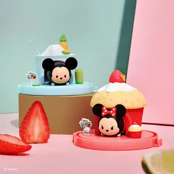 Disney Tsum Tsum Náhodné 1Pcs Slepé Okno Mickey Minnie Goofy Akcie Obrázok Bábika Periférnych zariadení Dekorácie Cake Decoration Hračka Darček
