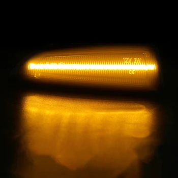 2ks LED Dynamické Bočné Obrysové Svetlá Tečie Zase Signálneho Svetla Pre Opel Vauxhall Astra J K Crossland X Grandland Insígnie B