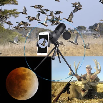 Tongdaytech HD Monokulárne Ďalekohľad 15-45X Zoom Telefón Objektív na Nanášanie Rozsahu S Statív Pre Iphone Xiao Sledovanie Mesiac Vták