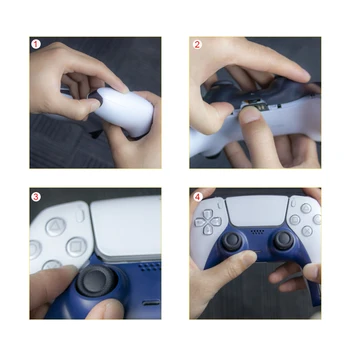 Rukoväť Dekoratívne Klip Kryt Svorku Regulátora Uprostred Dekoratívny Kryt Pásy Kože Shell pre PS5 Gamepad Hry Príslušenstvo