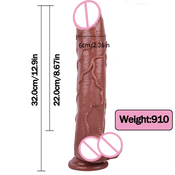 32*6typ Dlho Big Dildosex Žena Dildo Realistický Penis Dick Pre Ženy, Dospelých 18 Sexuálne Hračky, Obchod Páry Erotické Masturbatory Nástroje